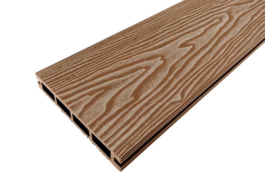 Террасная доска Holzhof, NauticPrime (Light) Esthetic Wood, Коричневый купить в Воронеже