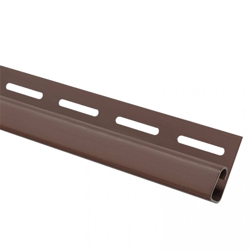 Коричневая финишная планка для сайдинга купить в Воронеже