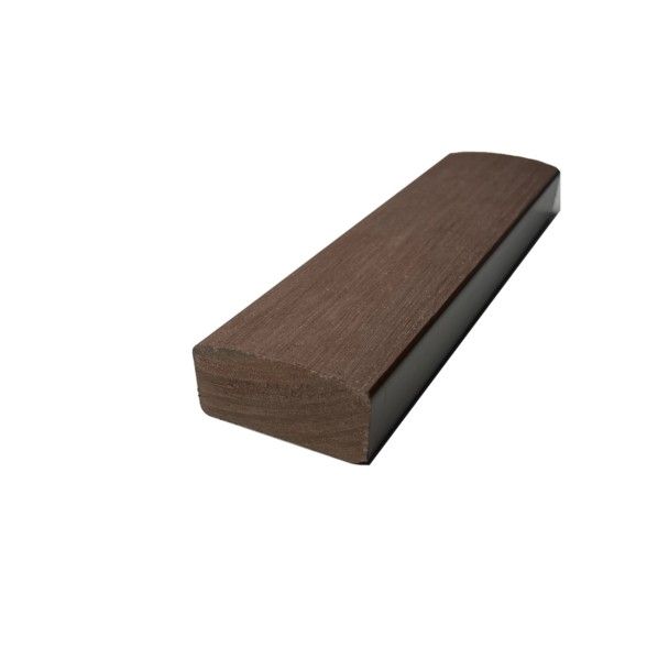 Лавочный брус Ecodecking Некст полнотелый брашированный, Шоколад купить в Воронеже