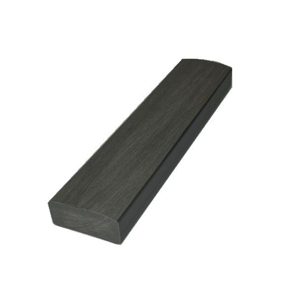 Лавочный брус Ecodecking Некст полнотелый брашированный, Графит купить в Воронеже