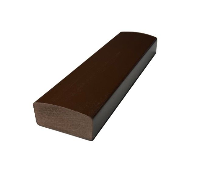 Лавочный брус Ecodecking Некст полнотелый глянцевый, Шоколад купить в Воронеже