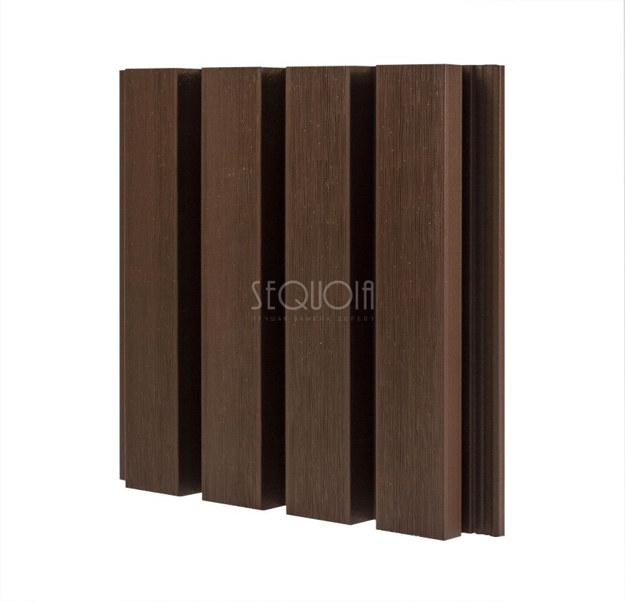 Доска фасадная SEQUOIA co-extrusion Коричневая купить в Воронеже