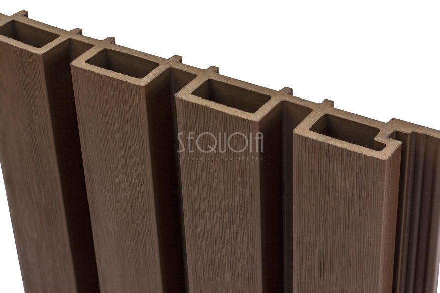Доска фасадная SEQUOIA co-extrusion Коричневая купить в Воронеже