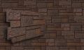 Фасадная панель VOX Sandstone (Сандстоун) в темно-коричневом цвете купить в Воронеже