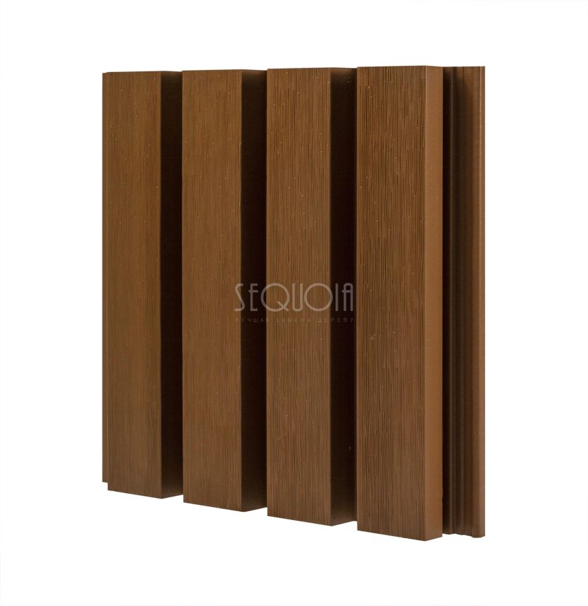 Доска фасадная SEQUOIA co-extrusion Светло-коричневая купить в Воронеже