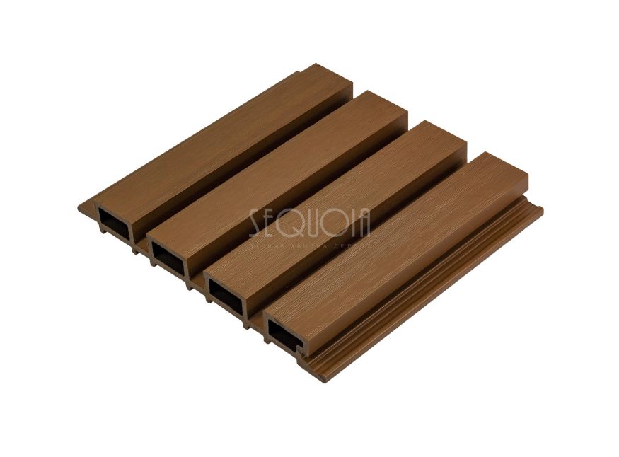 Доска фасадная SEQUOIA co-extrusion Светло-коричневая купить в Воронеже