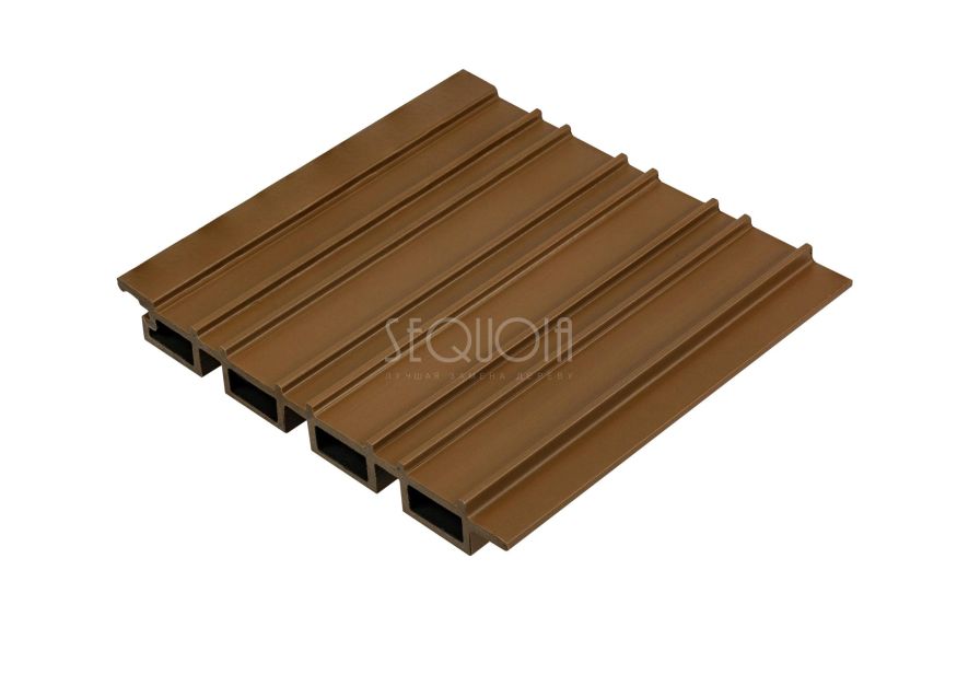 Доска фасадная SEQUOIA co-extrusion Светло-коричневая купить в Воронеже