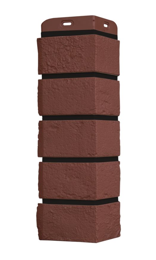 Угол наружный Grand Line, Состаренный кирпич Design Plus, Корица (Черный шов) купить в Воронеже