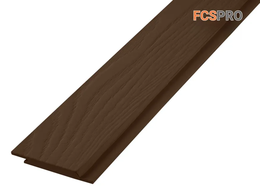 Фиброцементный сайдинг FCSPRO Click Shtil F21 (Коричневая глина) купить в Воронеже