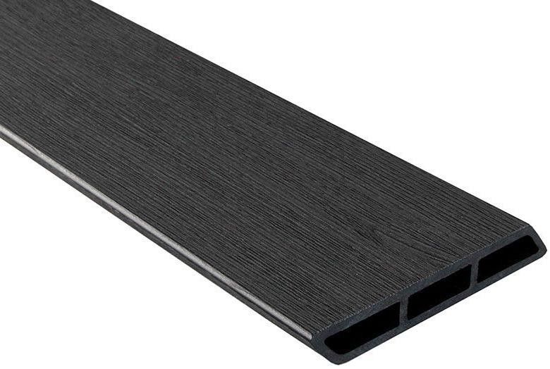 Доска Ромбус 3D ДПК Outdoor STORM BLACK черного цвета купить в Воронеже