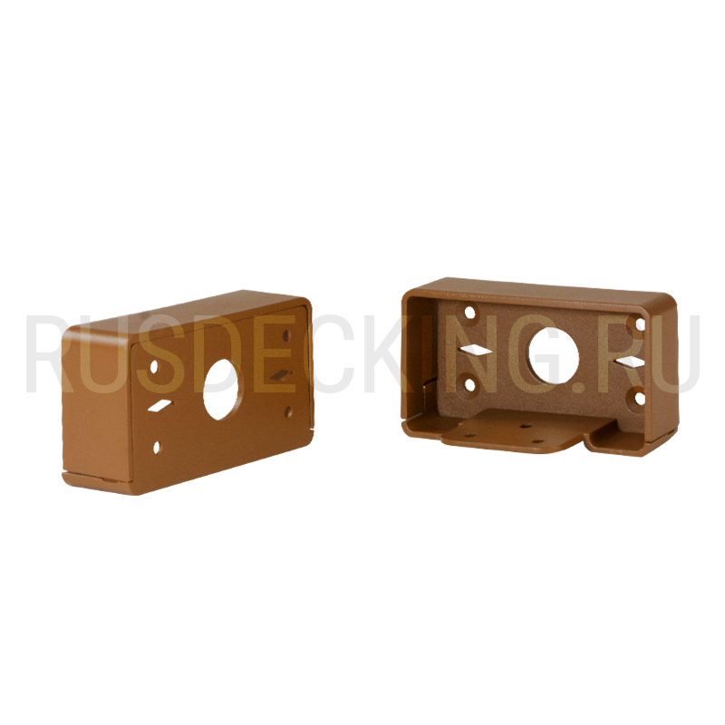 Комплект крепления перил прямое RusDecking Unodeck Орех купить в Воронеже