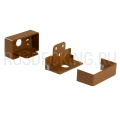Комплект крепления перил прямое RusDecking Unodeck Орех купить в Воронеже