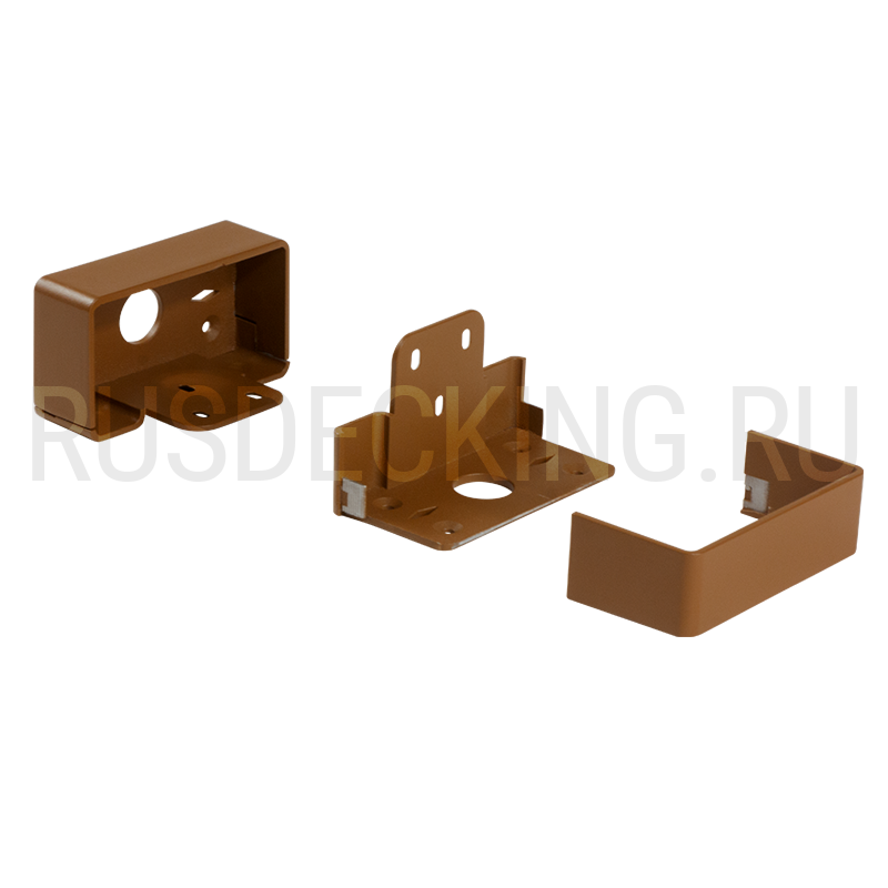 Комплект крепления перил прямое RusDecking Unodeck Орех купить в Воронеже