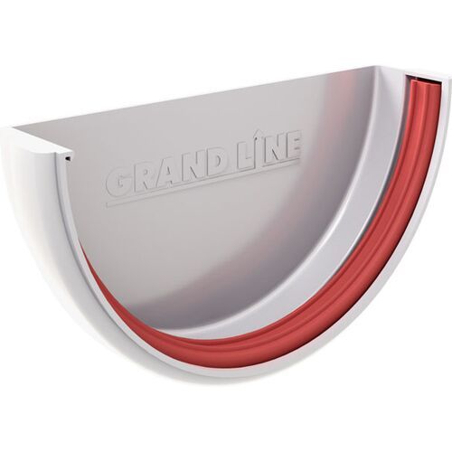 Заглушка для желоба Grand Line, белого цвета. купить в Воронеже