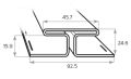 H-профиль Tecos Ardennes Серая купить в Воронеже