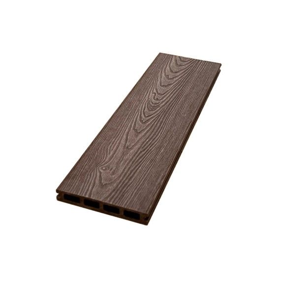 Террасная доска Ecodecking Комфорт 3D Шоколад купить в Воронеже