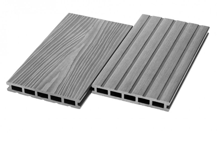 Террасная доска ДПК RusDecking Unodeck Mogano - Серый купить в Воронеже