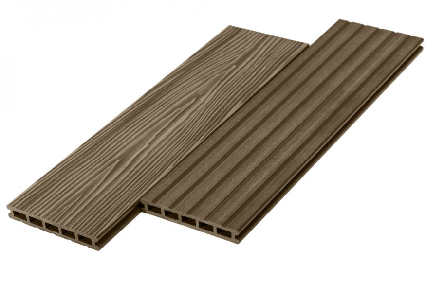 Террасная доска ДПК RusDecking Unodeck Mogano - Орех купить в Воронеже