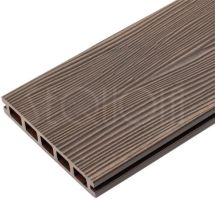 Доска террасная ДПК SEQUOIA, DUAL 3D WOOD, BROWN