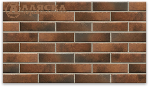 Фасадные термопанели Аляска 24. Retro brick chili купить в Воронеже