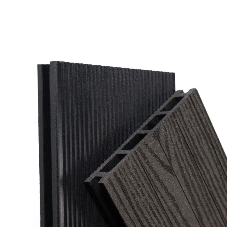 Террасная доска Ecodecking Техно плюс Графит купить в Воронеже