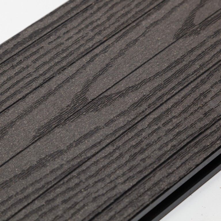 Террасная доска Ecodecking Техно плюс Графит купить в Воронеже