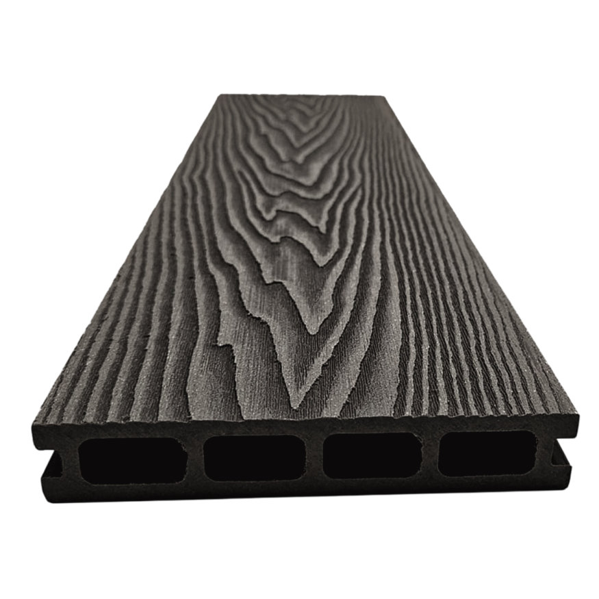Террасная доска ДПК NanoWood 3D Double Антрацит купить в Воронеже