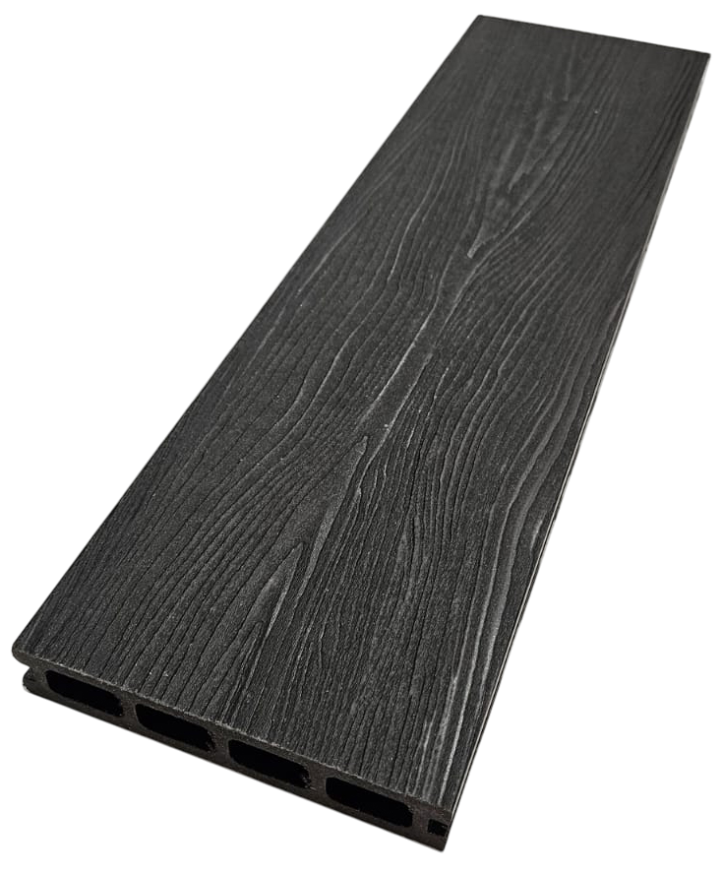 Террасная доска ДПК NanoWood 3D Double Антрацит купить в Воронеже