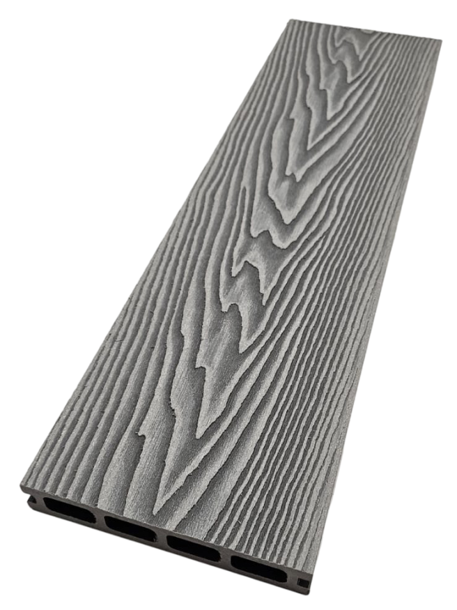 Террасная доска ДПК NanoWood 3D Double Серый купить в Воронеже
