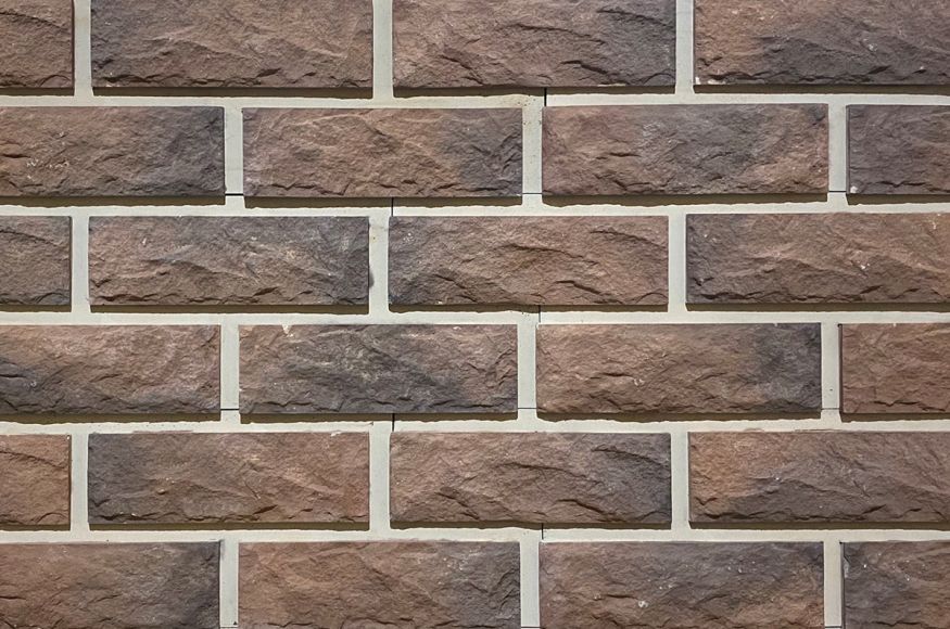 Фиброцементные панели КАНЬОН Сколотый кирпич - 27 купить в Воронеже