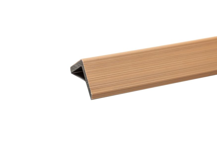Уголок торцевой Ecodecking Скай коэкструзия Бук купить в Воронеже