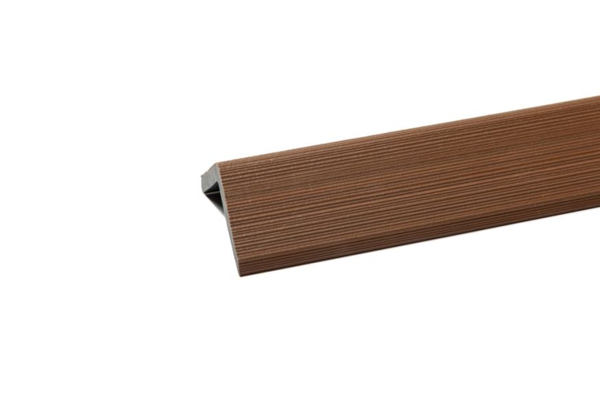 Уголок торцевой Ecodecking Скай коэкструзия Тик купить в Воронеже
