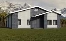 Фиброцементный сайдинг Roofas Board Stone Цвет Графит