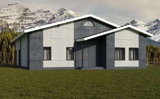 Фиброцементный сайдинг Roofas Board Stone Цвет Графит купить в Воронеже