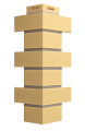 Угол Docke, Standard, Flemish (Флемиш) Жёлтый купить в Воронеже