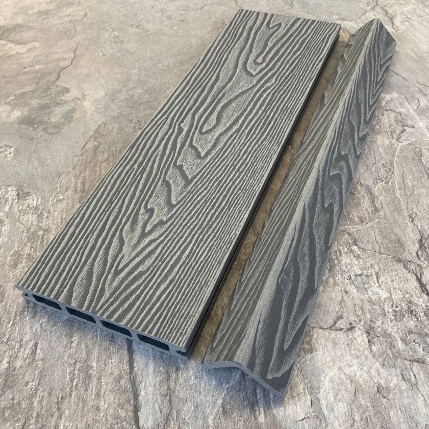 Террасная доска ДПК EasyDecking, Wood-X, Серый купить в Воронеже