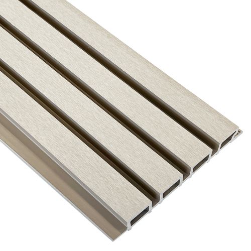 Фасадная реечная панель EasyDecking, Wood-X, Бежевый купить в Воронеже