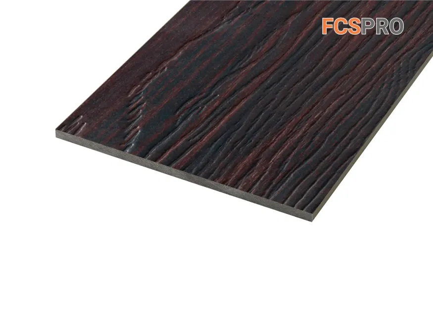 Фиброцементная панель FCSPRO Decor Wood Обожженное дерево купить в Воронеже