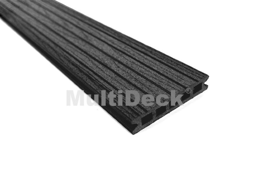 Террасная доска из ДПК MultiDeck Pro Цвет: Черный бархат купить в Воронеже