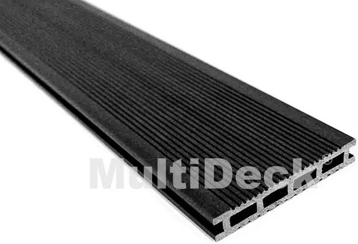 Террасная доска из ДПК MultiDeck Черный бархатный оттенок купить в Воронеже
