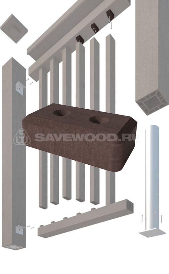 Крепление балясины Savewood купить в Воронеже