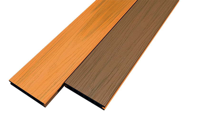 Teak / Latte | Двухсторонняя террасная доска WOODVEX Dual купить в Воронеже