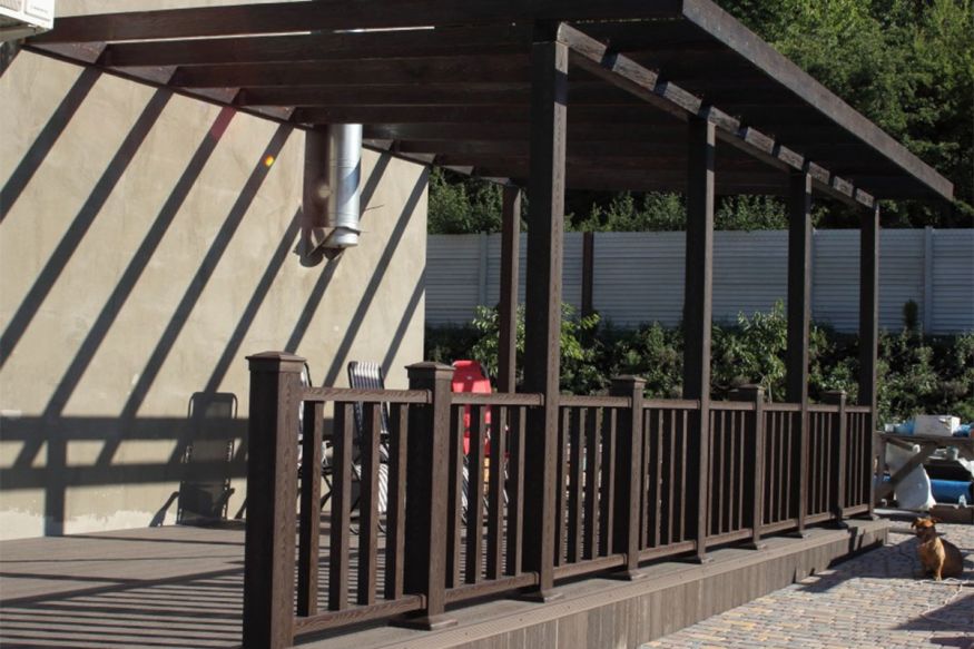 Комплект ограждения Holzhof Венге купить в Воронеже