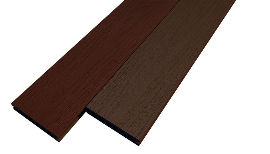 Mahogany / Milk Chocolate | Двухсторонняя террасная доска WOODVEX Dual купить в Воронеже