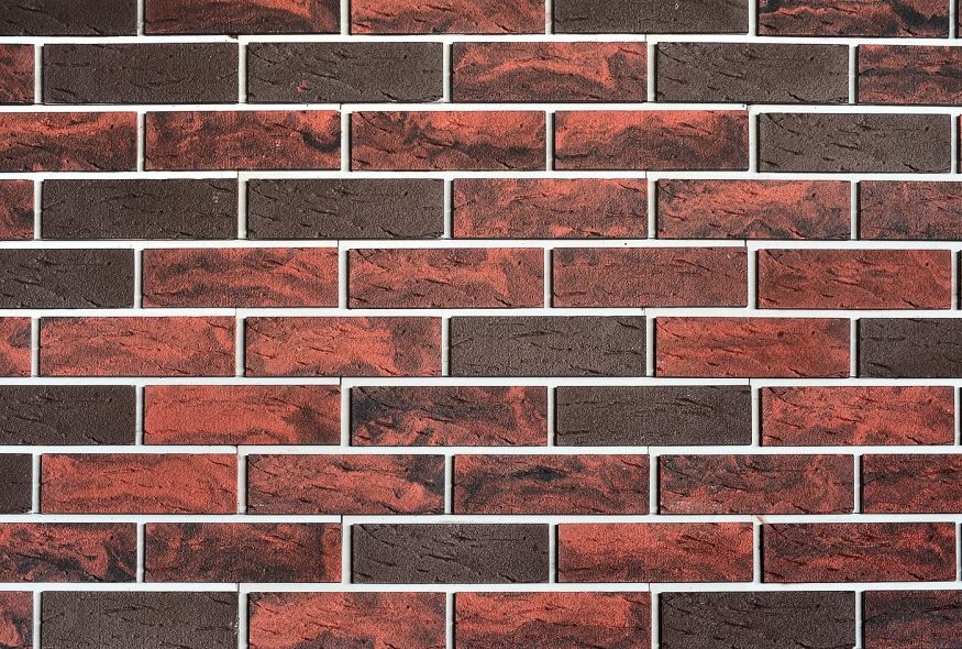 Кирпич клинкерный двухцветный №41 Фасадная плитка Кирисс купить в Воронеже