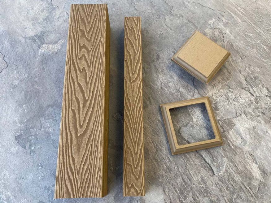 Столб для ограждения из ДПК EasyDecking, Wood-X, Дуб купить в Воронеже