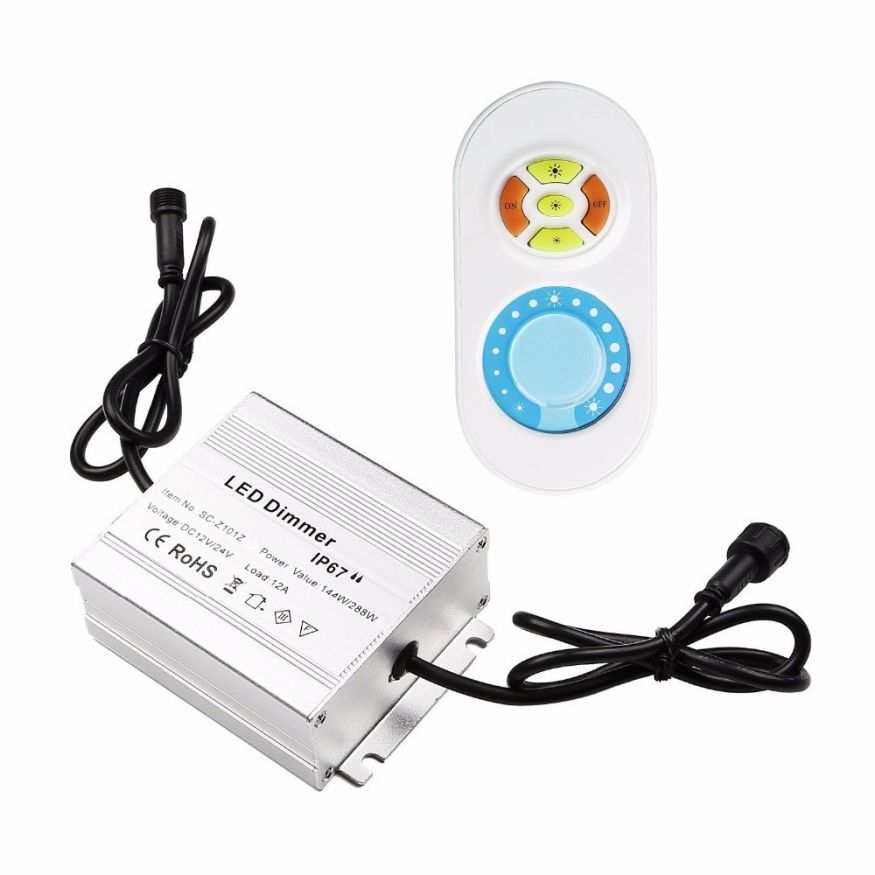 LED Диммер IP67 с дистанционным управлением до 60W Woodvex купить в Воронеже