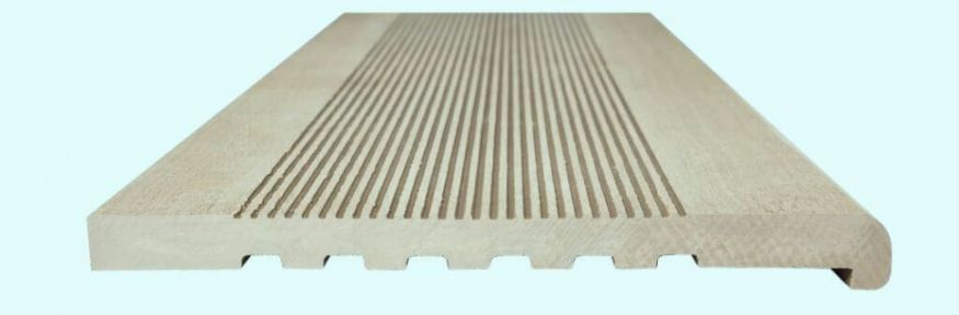Ступени из полнотелого ДПК NanoWood - Кремовый цвет. купить в Воронеже