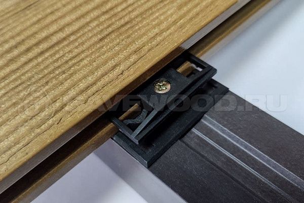 Кляммер для террасной доски пластиковый Savewood купить в Воронеже