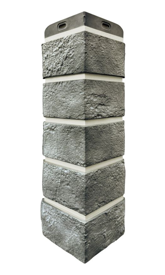 Угол наружный Grand Line, Состаренный кирпич Design Plus, Гранит (Белый шов) купить в Воронеже